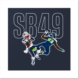 SB 49 - Intercepted at the Goal Line! Posters and Art